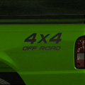 4x4 Offroad Carbon Fiber Vinyl Decals