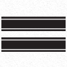 Mustang Rocker Stripe Vinyl Decals