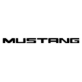 Mustang Bumper Insert Letter Vinyl Decals