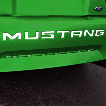 Mustang Tri-Bar Rocker Vinyl Decal